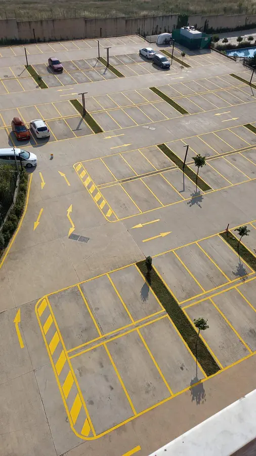Açık Otopark Park Alanı Bölümlendirme