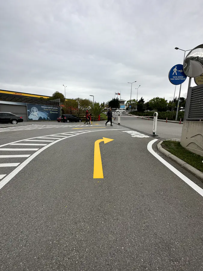 Tek Komponentli Yol Çizgi Boyası Uygulaması