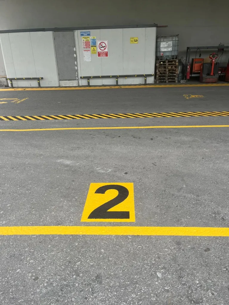 Kapalı Otopark Zemin Numaralandırma