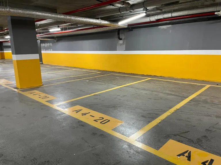 Kapalı Otopark Araç Park Alanı Çizimi