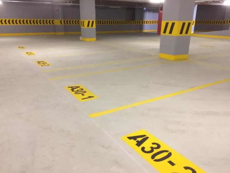 Kapalı Otopark Zemin Numaralandırma