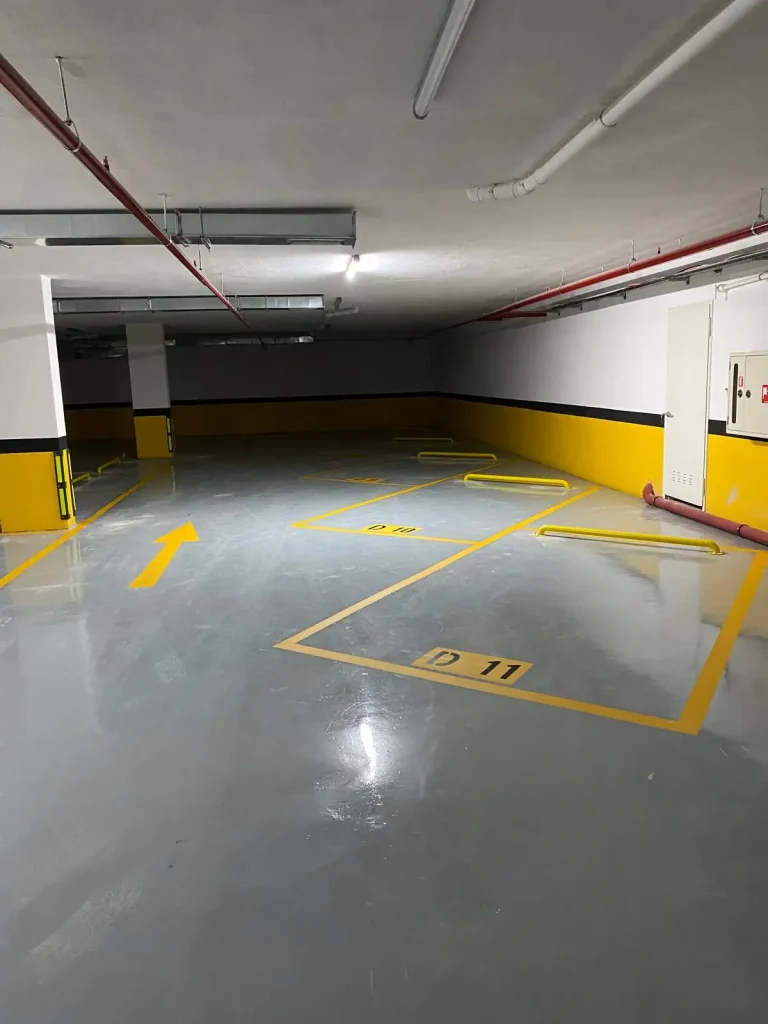 Kapalı Otopark Araç Park Alanı Çizimi