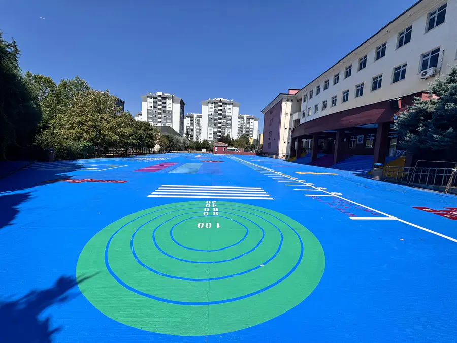 Daire Oyun Alanı Çizgileri