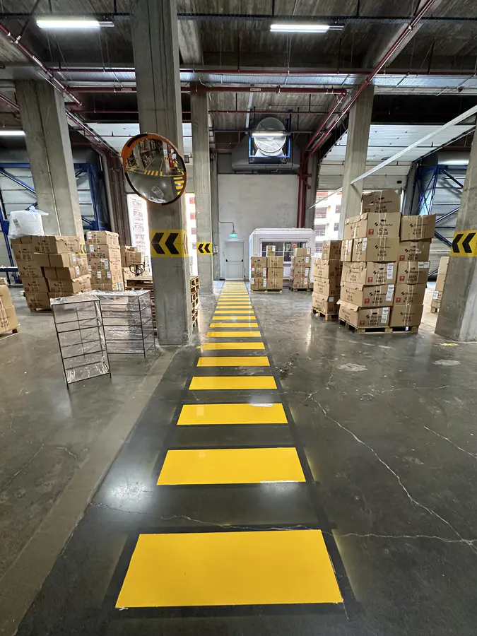 Güvenlik Koridoru Çizgileri