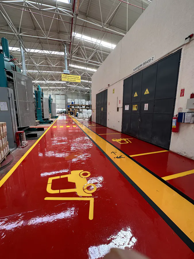 Tehlike Alanı İşaretleme Çizgileri