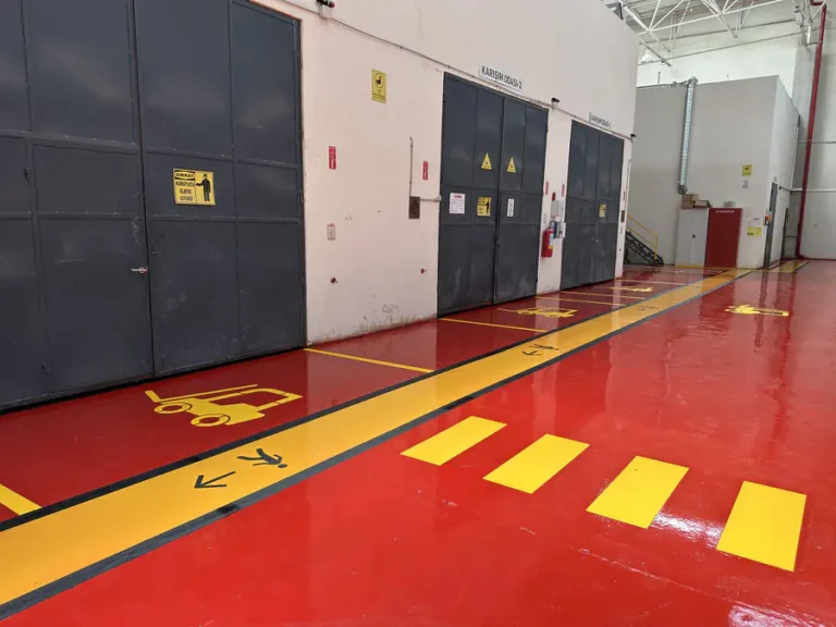 Tehlike Alanı İşaretleme Çizgileri