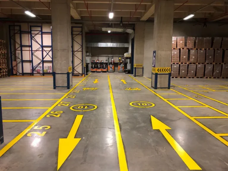 Fabrika Zemin İş Güvenliği Çizgileri