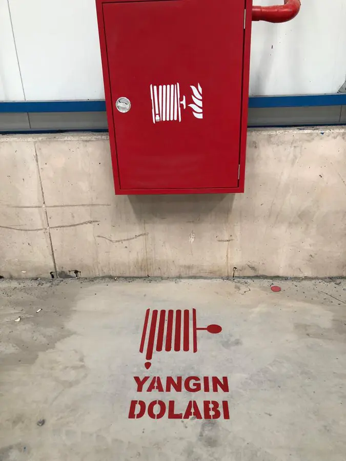 Tehlike Alanı İşaretleme Çizgileri