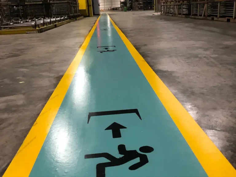 Fabrikalarda Epoksi Yol Çizgisi ve İSG Zemin İşaretleme