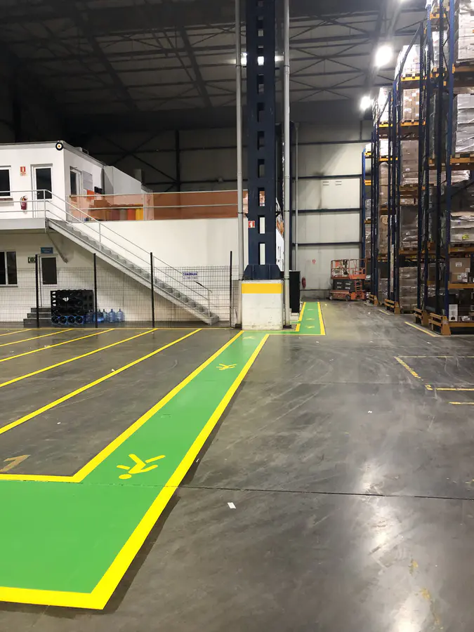 Fabrikalarda Epoksi Yol Çizgisi ve İSG Zemin İşaretleme