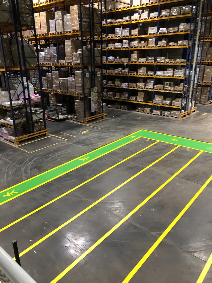 Fabrikalarda Epoksi Yol Çizgisi ve İSG Zemin İşaretleme