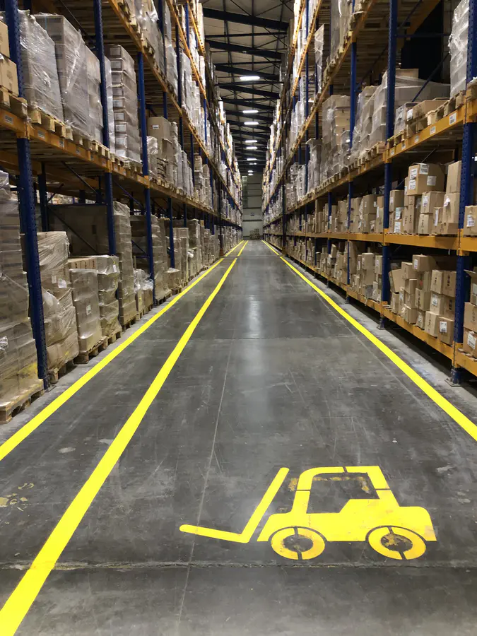 Güvenlik Koridoru Çizgileri