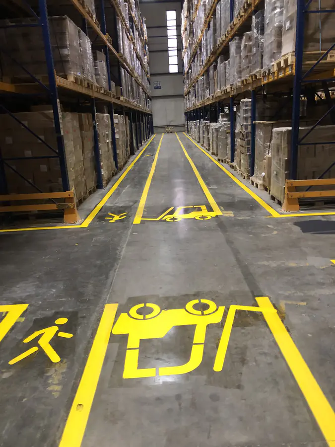 Forklift Park Alanı Çizgileri