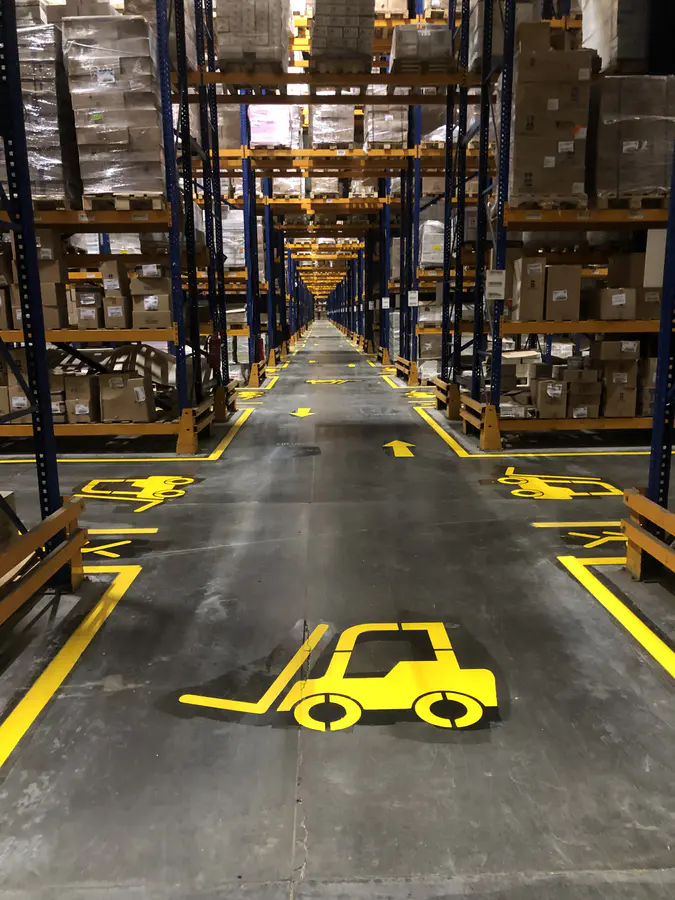 Forklift Park Alanı Çizgileri