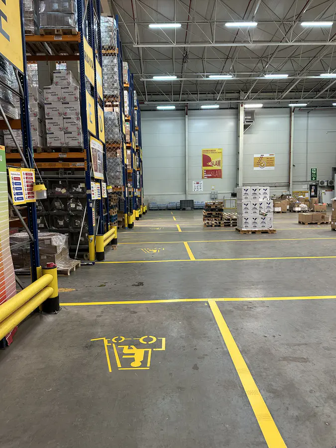 Fabrika İç Trafik Düzenleme Çizgileri
