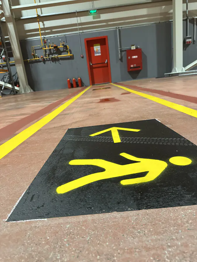 Tehlike Alanı İşaretleme Çizgileri