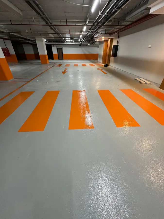 Kapalı Otopark Boyama