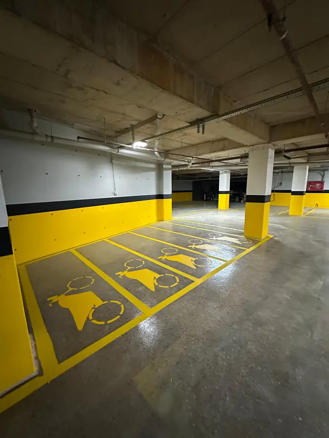 Kapalı Otopark Araç Park Alanı Çizimi