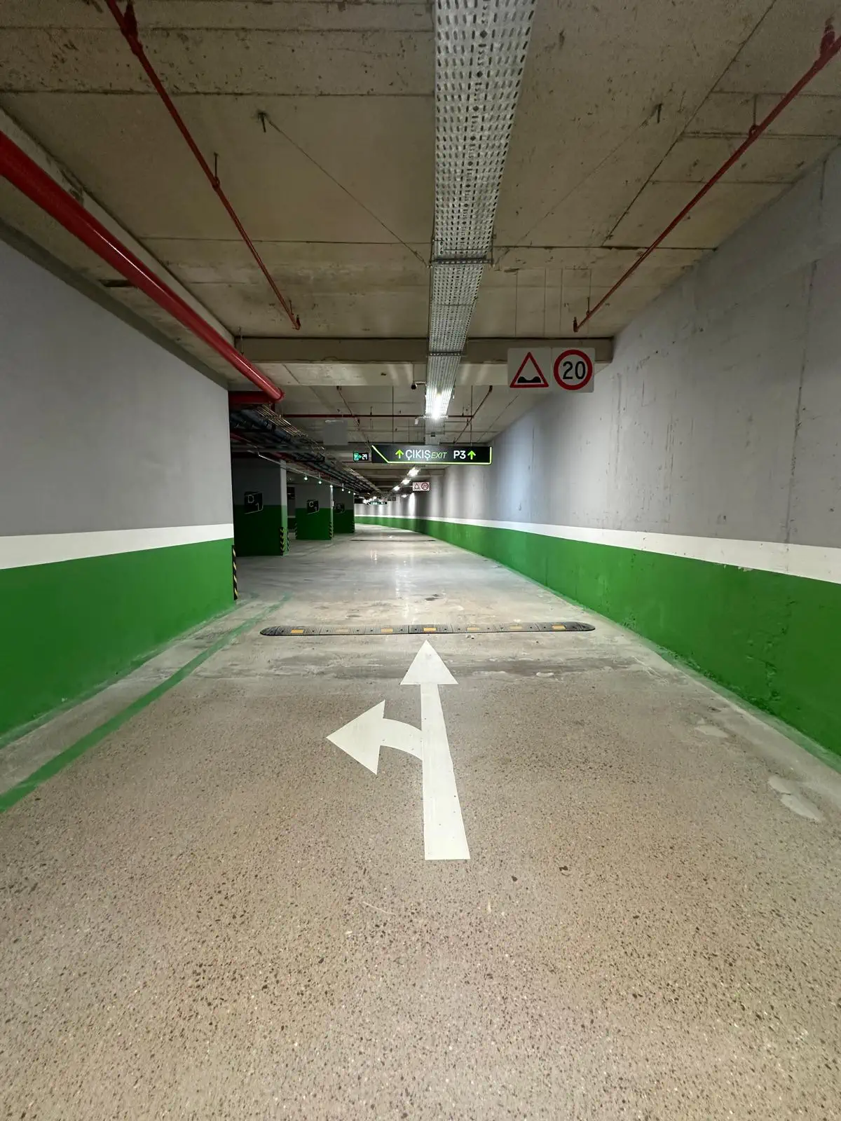 Otopark Araç Dönüş Alanı Çizgileri