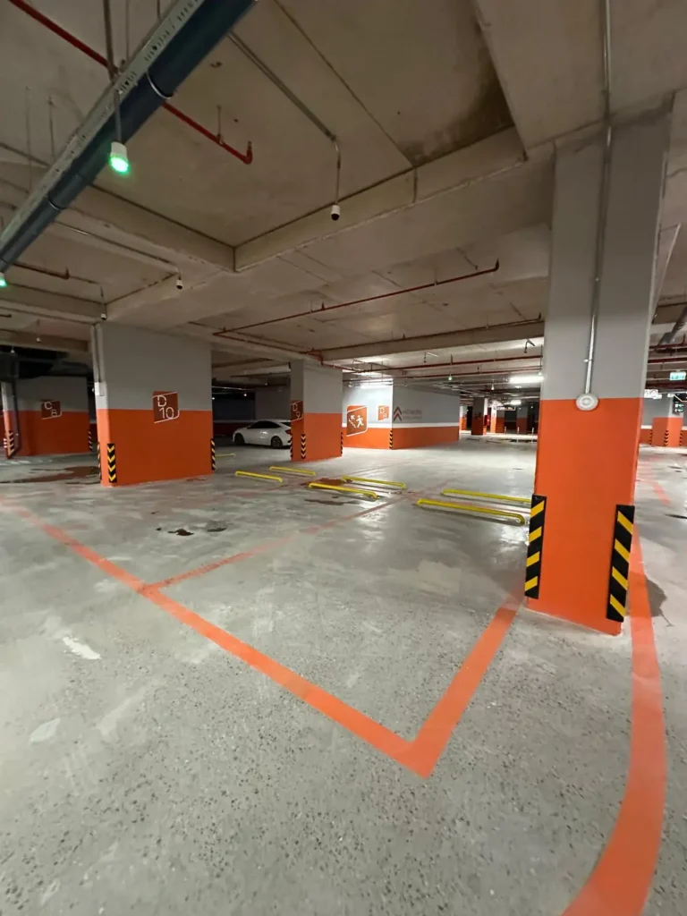 Otopark Trafik Yönlendirme Çizgileri
