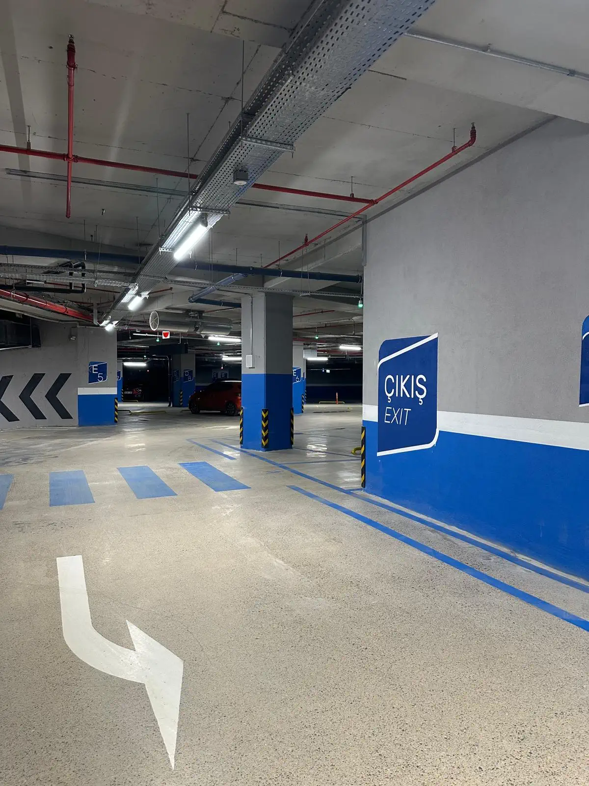 Otopark Araç Dönüş Alanı Çizgileri