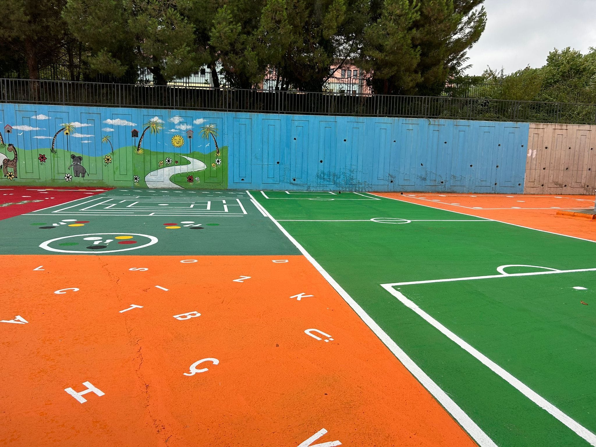 Matematik Oyun Alanı Çizgileri