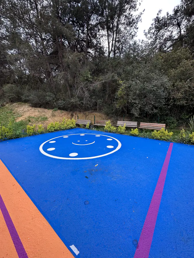 Okul Bahçesi Zemin Oyun Alanı Çizgileri