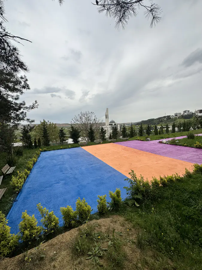 Okul Bahçesi Zemin Oyun Alanı Çizgileri