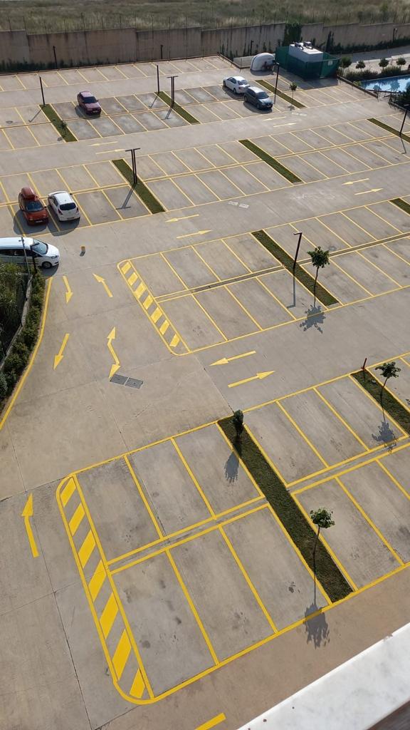 Otopark Zemin Trafik Düzenleme Çizgileri