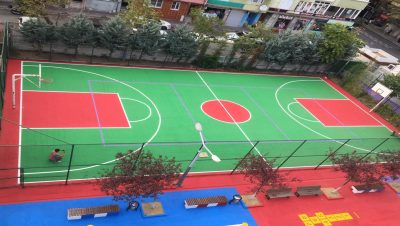 kapak-BASKETBOL SAHASININ BOYANMASI VE ÇİZİLMESİ