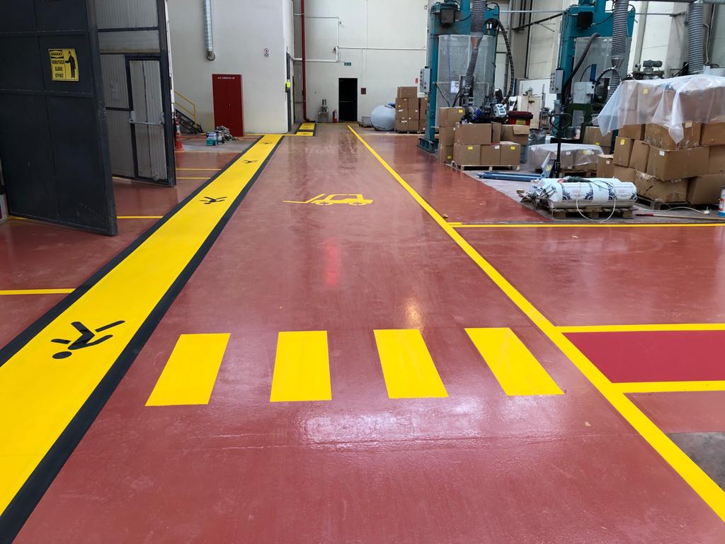 Yangın Ekipman Alanı Çizgileri