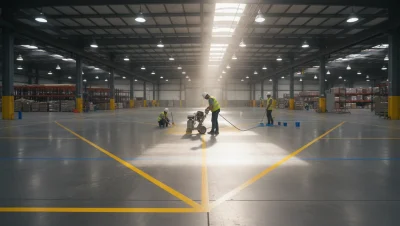 kapak-Depo ve Fabrika Zemin Çizgi Boyama