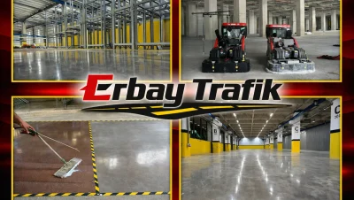 kapak-Endüstriyel Alanlar İçin Beton Zemin Parlatma