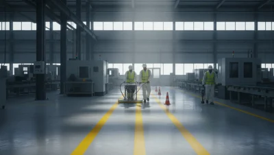 kapak-Endüstriyel Tesis Yaya Yolu Çizgi Boyama