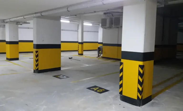 Kapalı Otopark Kolon Boyama