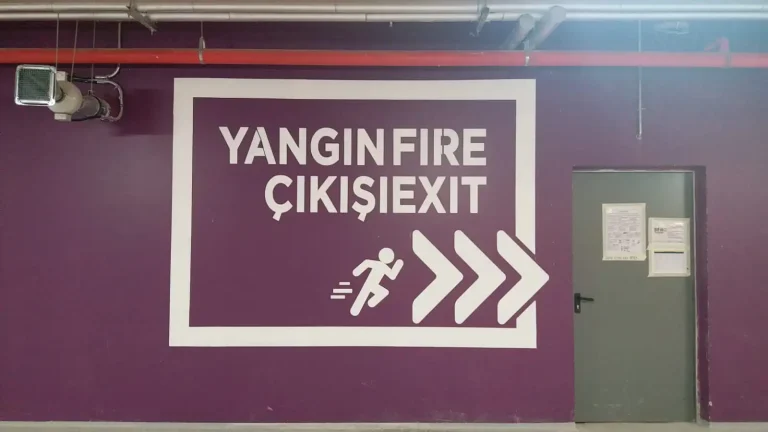 Kapalı Otopark Duvar Boyama