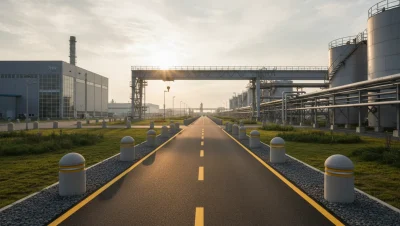 kapak-Fabrika Açık Alan Yürüyüş Yolu İşaretleme