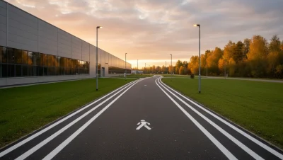 kapak-Fabrika Dışı Yaya Yolu Çizgi Uygulamaları