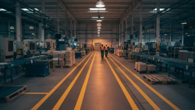 kapak-Fabrika Güvenlik Yaya Yolu Çizgi Uygulamaları