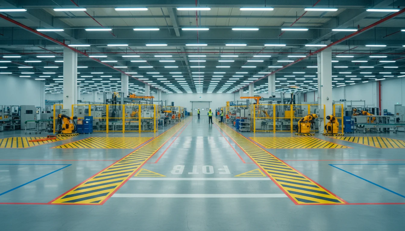 Fabrika İçi İş Güvenliği Çizgileri 2 Fabrika İçi İş Güvenliği Çizgileri