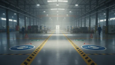 kapak-Fabrika İçin İş Güvenliği Çizgi ve İşaretleme