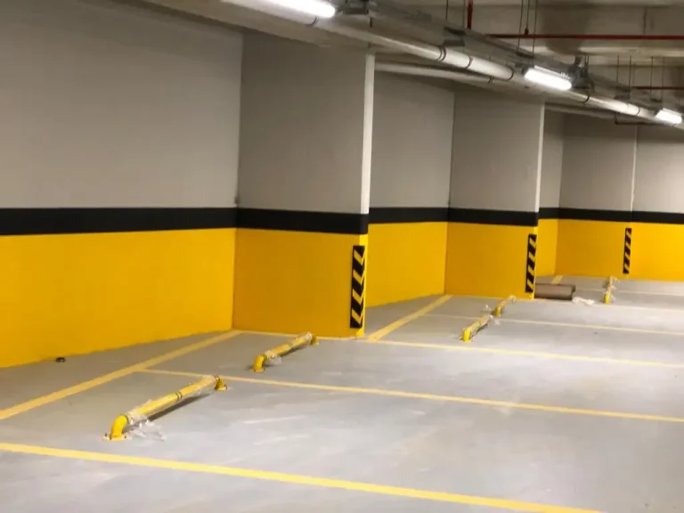 Kapalı Otopark Araç Park Alanı Çizimi