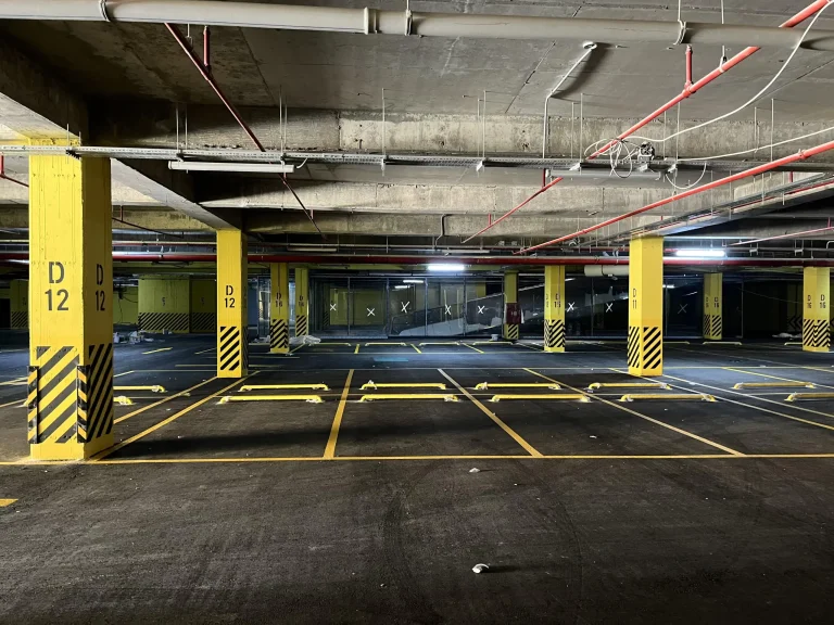 Kapalı Otopark Araç Park Alanı Çizimi