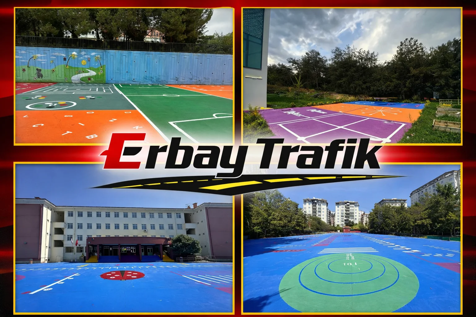 Okul Bahçesi Spor ve Oyun Alanı Boyama okul bahcesi spor ve oyun alani boyama custom 1773503579200