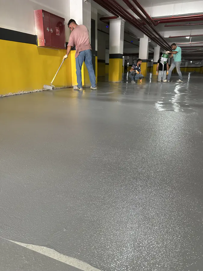 Zemin Epoksi Portakal Desenli Boyama ve Kaymaz Yüzey Çözümleri