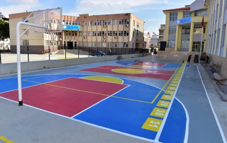 Oyun Alanları ve Parkur Çizgileri Boyama