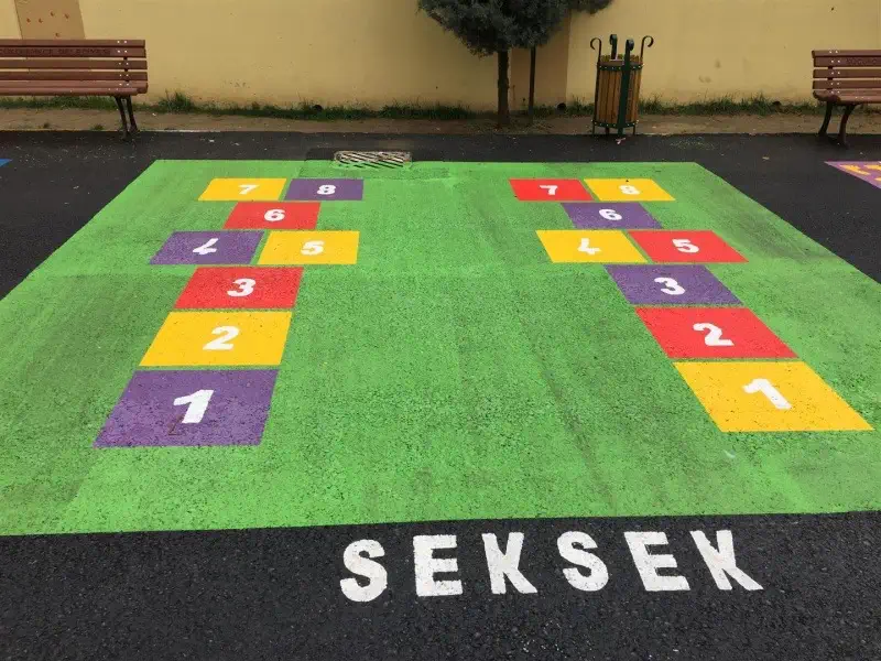 Okul Oyun Alanı Çizgileri