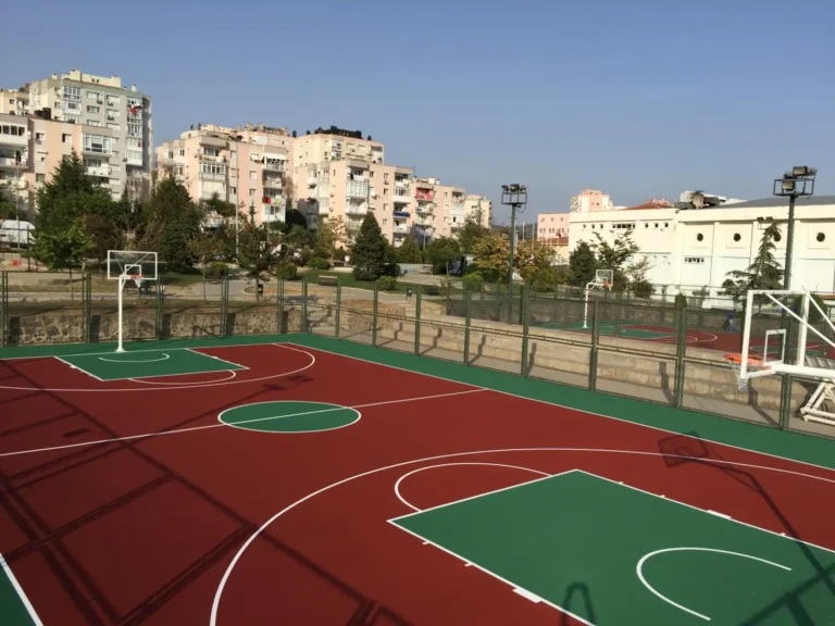 Basketbol Sahası Çizgileri (Okul)