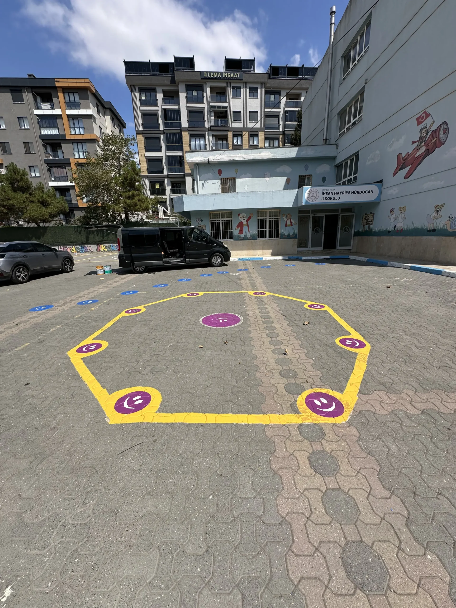 Oyun Alanları ve Parkur Çizgileri Boyama