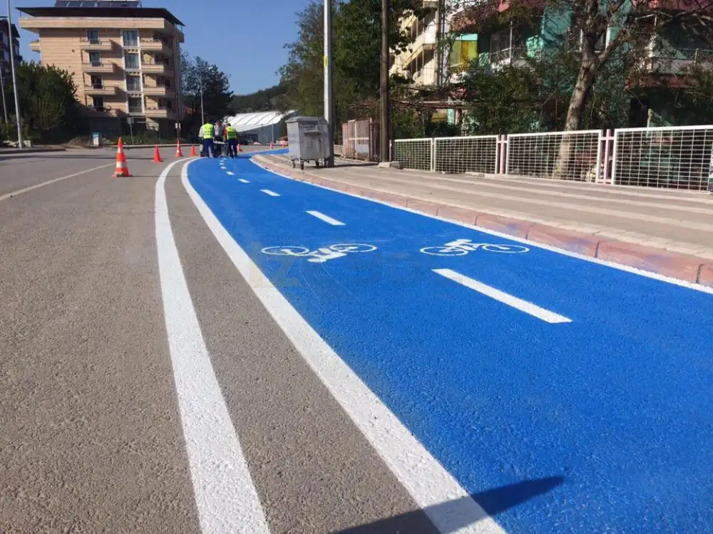 Bisiklet Yolu Çizgi Uygulamaları